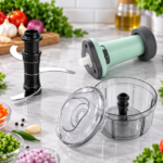 SwiftChop Pro 800ml - Multipurpose Manual Vegetable & Salad Chopper